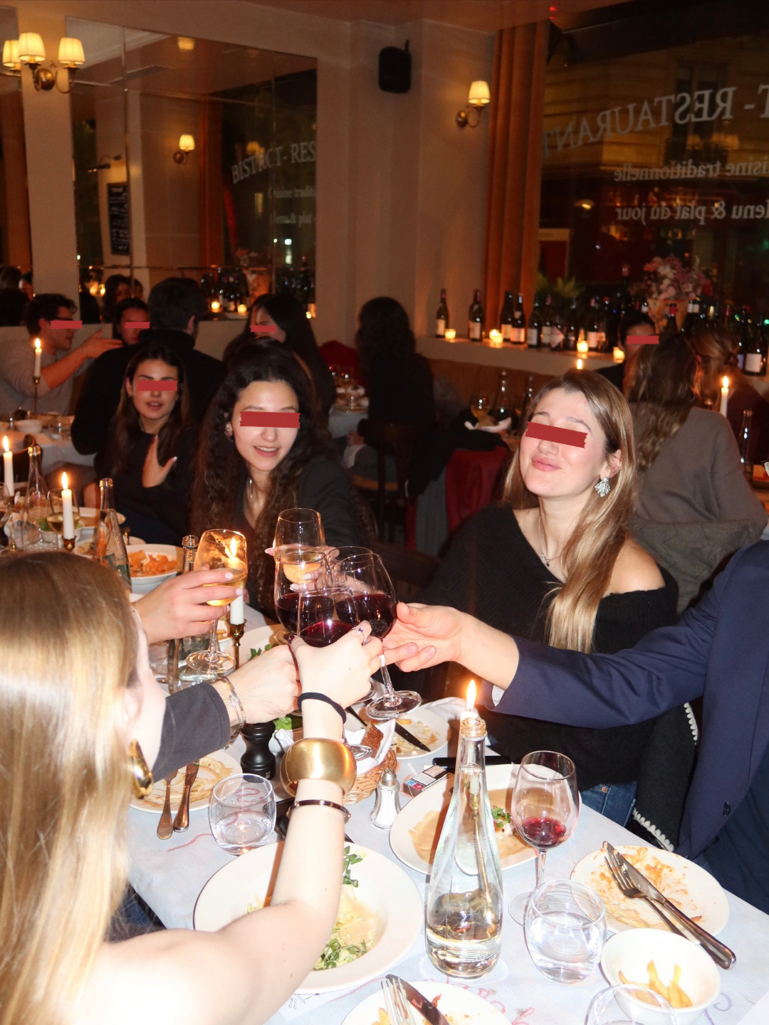 Paris Dinner Cheers